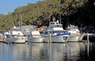 Boats on water